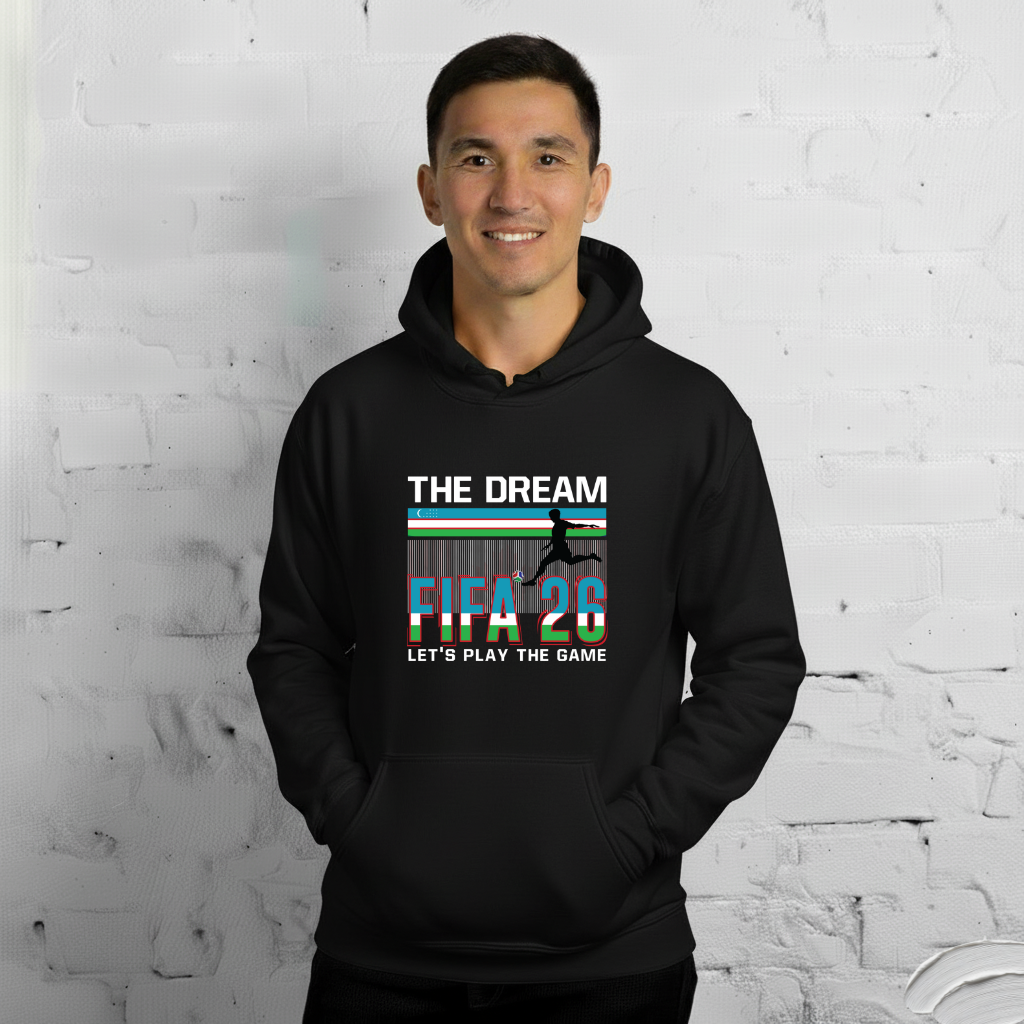 Uzbekistan World Cup 2026 Fitted Hoodie | The_Dream
