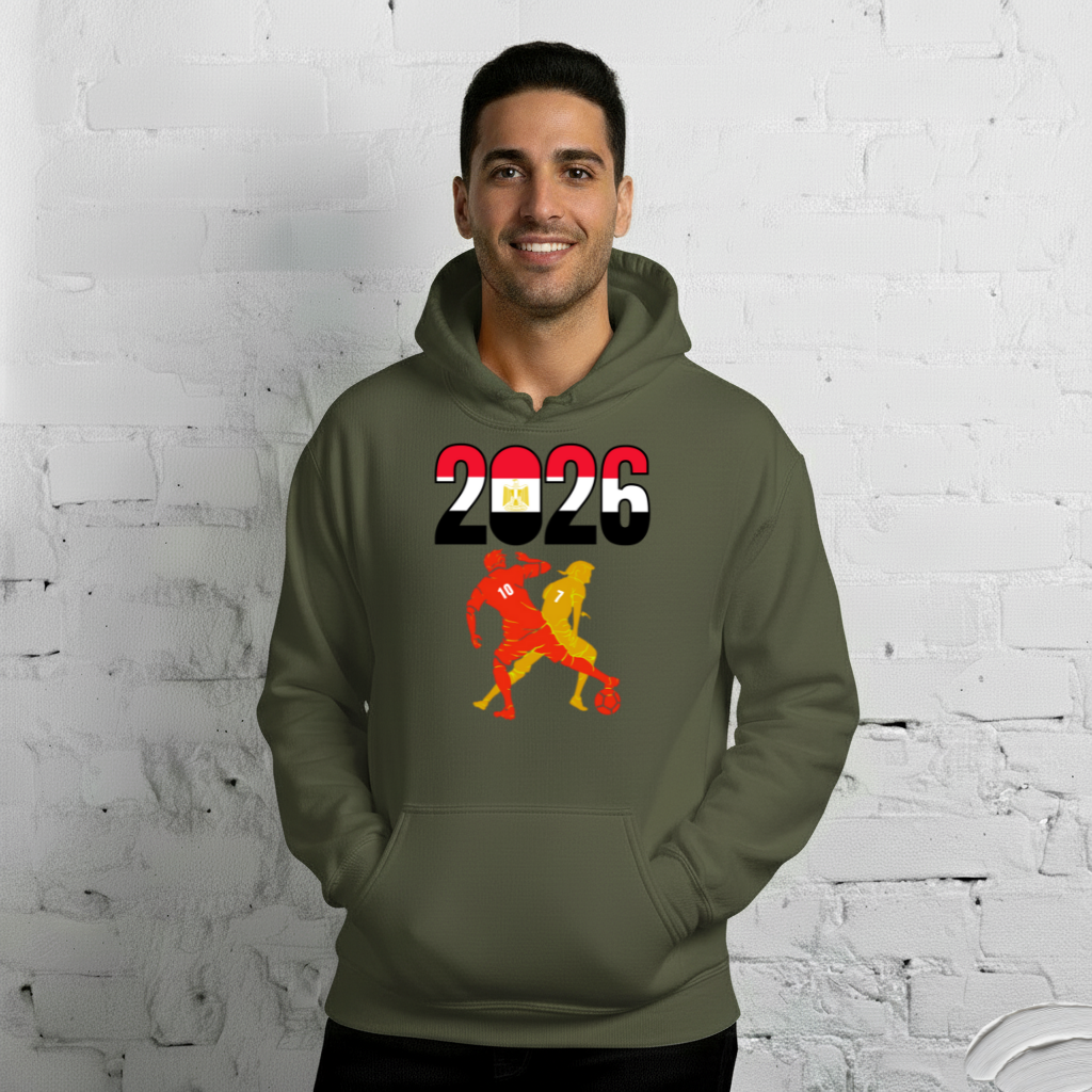 Egypt World Cup 2026 Fitted Hoodie | Smart_Tackle