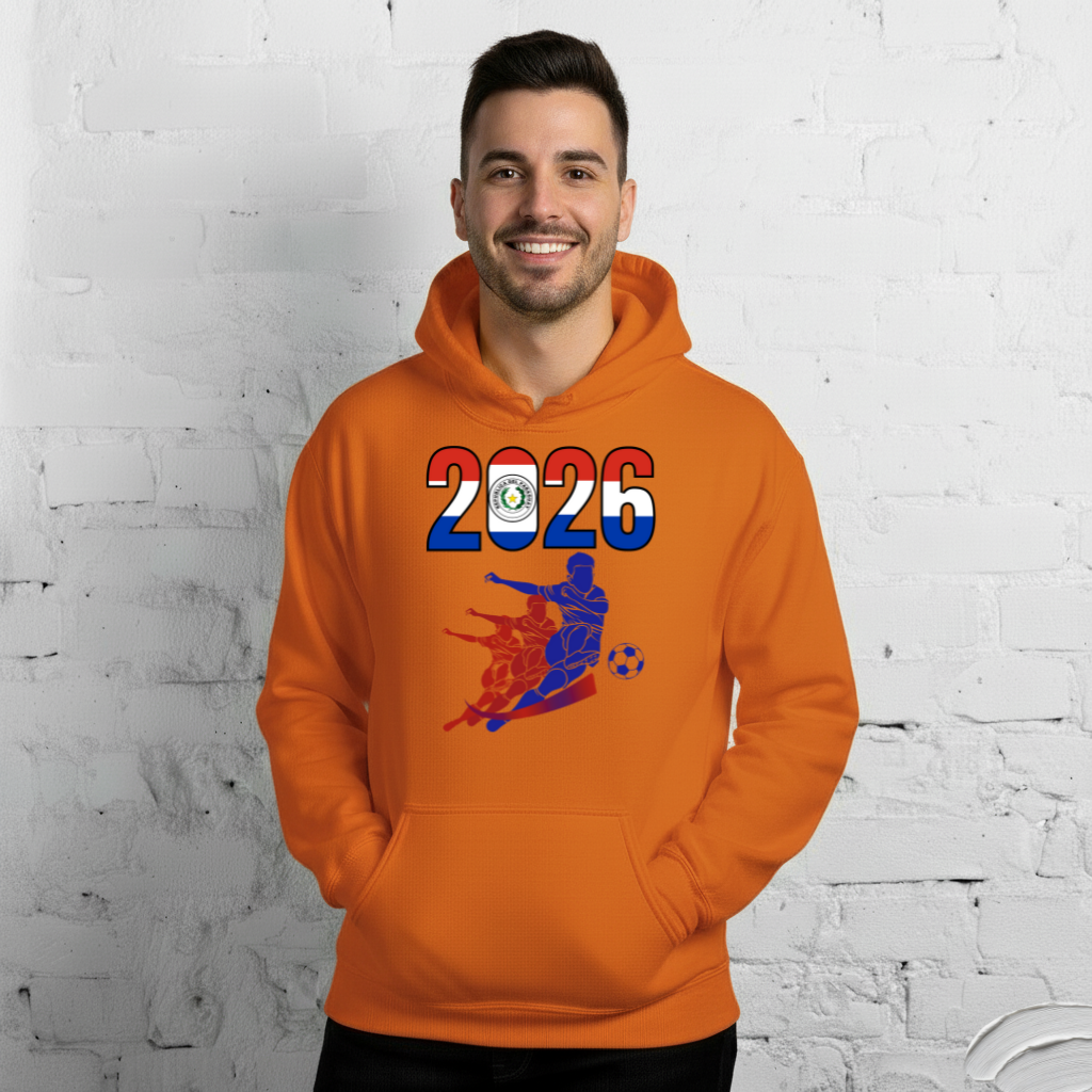 Paraguay World Cup 2026 Fitted Hoodie | Rising_Jist