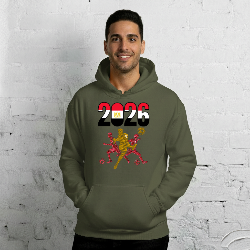 Egypt World Cup 2026 Fitted Hoodie | Sprints_Trio