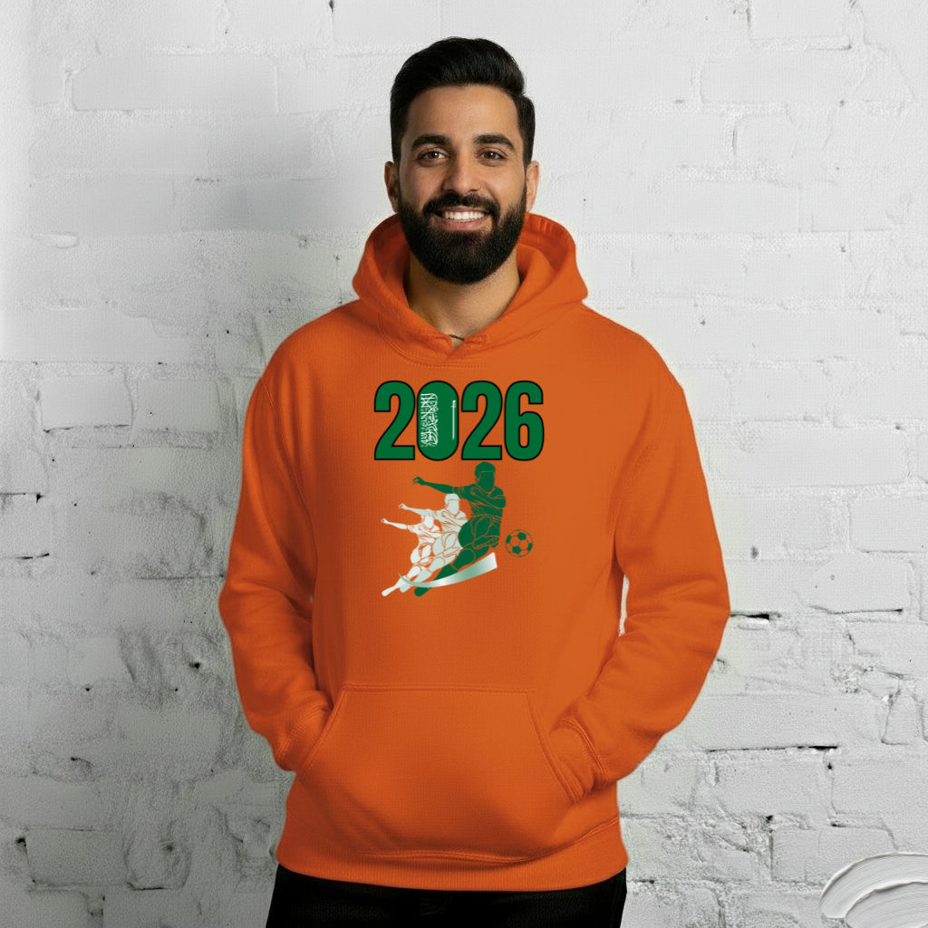 Saudi Arabia World Cup 2026 Fitted Hoodie | Rising_Jist