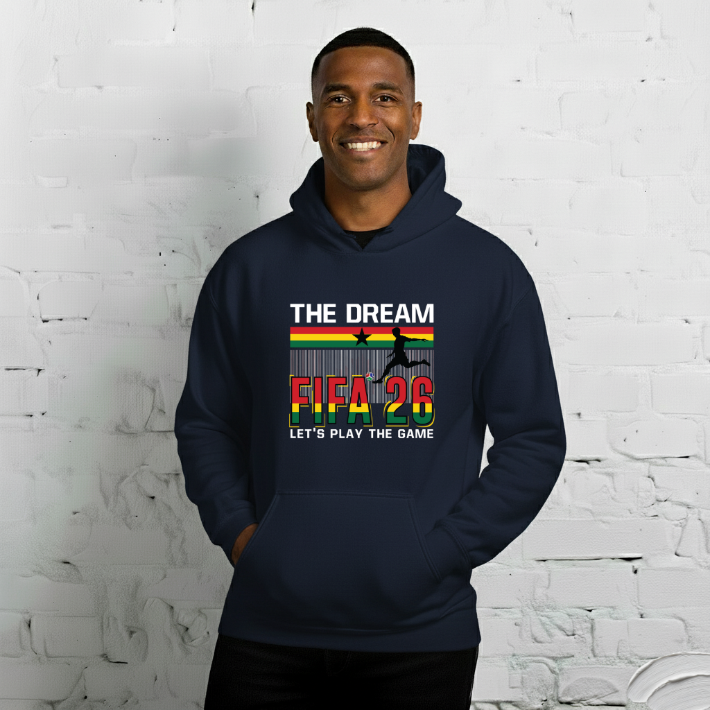 Ghana World Cup 2026 Fitted Hoodie | The_Dream
