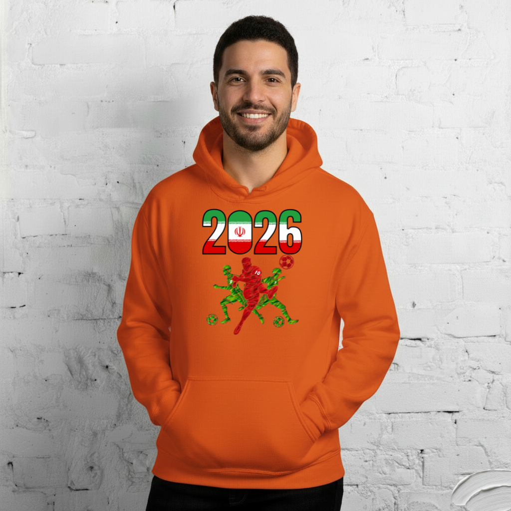 Iran World Cup 2026 Fitted Hoodie | Sprints_Trio