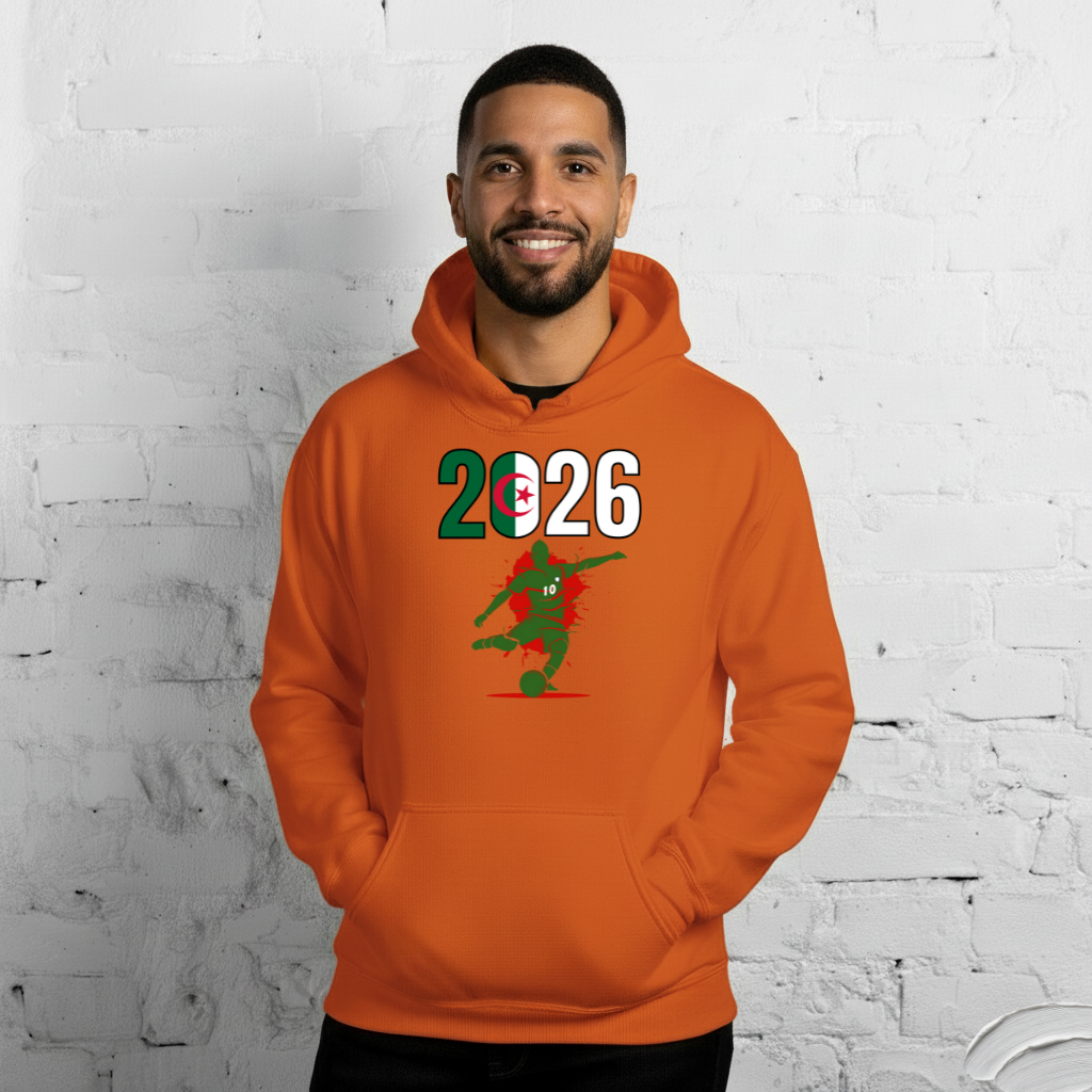 Algeria World Cup 2026 Fitted Hoodie | Let's Play