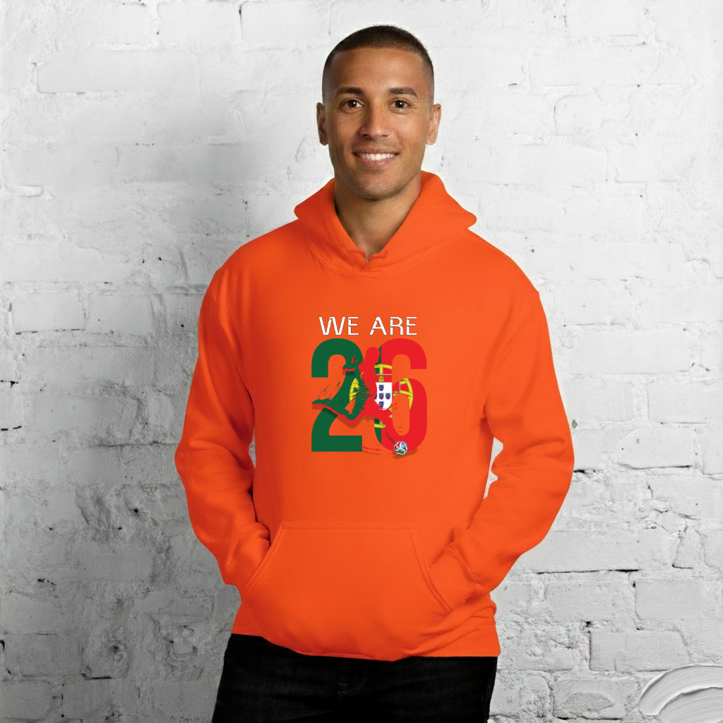 Portugal World Cup 2026 Fitted Hoodie | We_Are_26