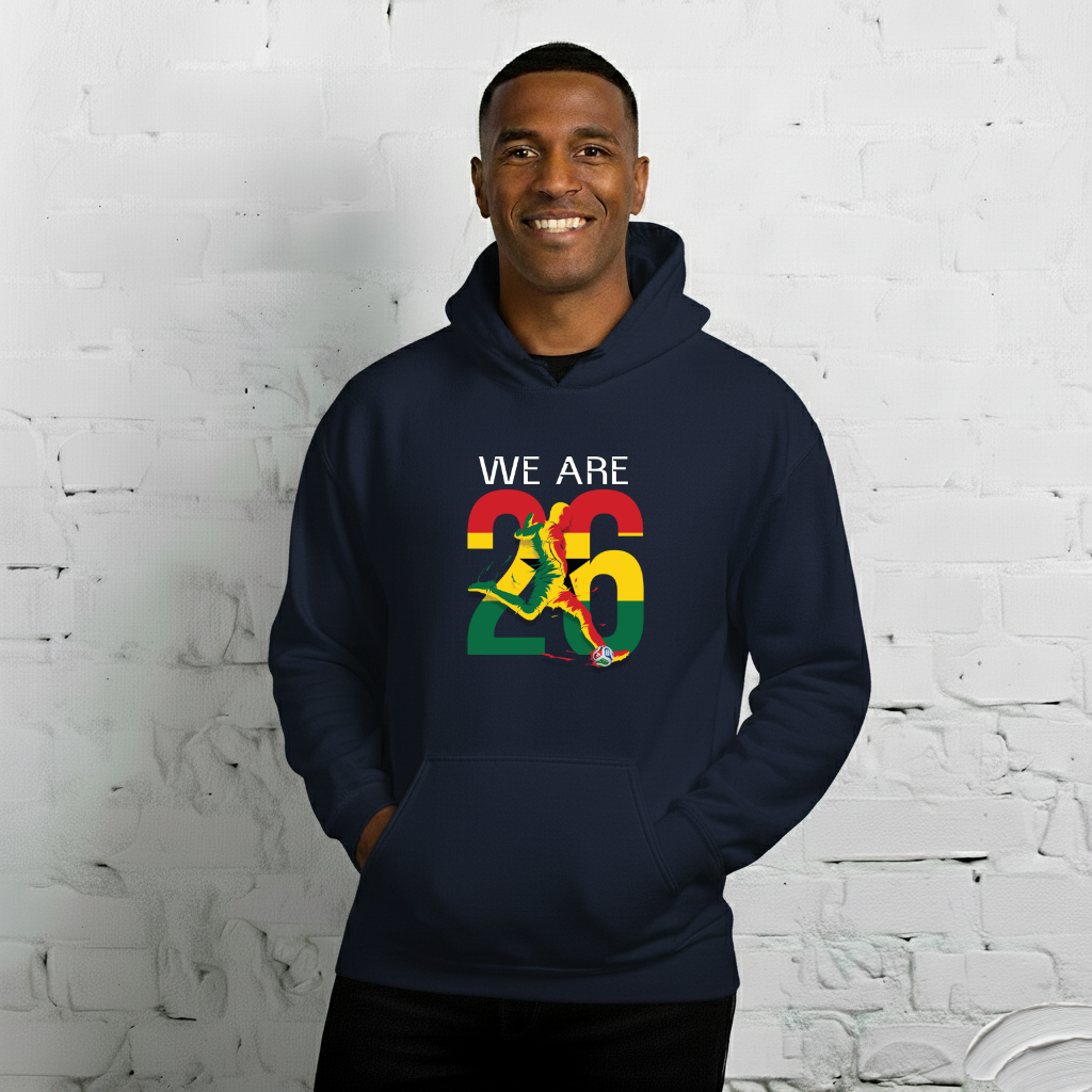 Ghana World Cup 2026 Fitted Hoodie | We_Are_26