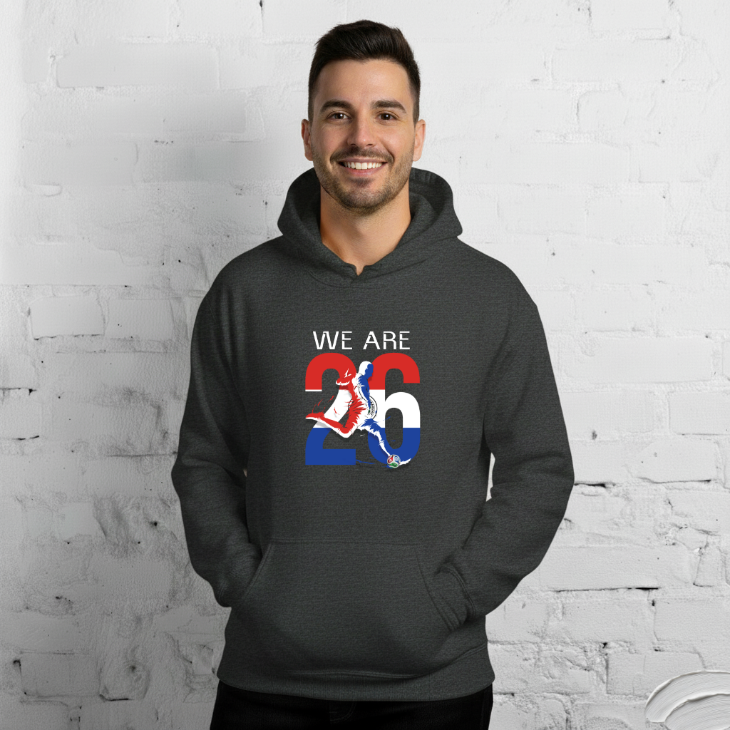 Paraguay World Cup 2026 Fitted Hoodie | We_Are_26