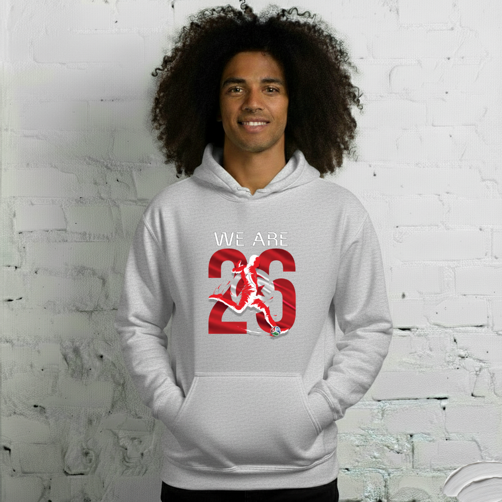 Tunisia World Cup 2026 Fitted Hoodie | We_Are_26