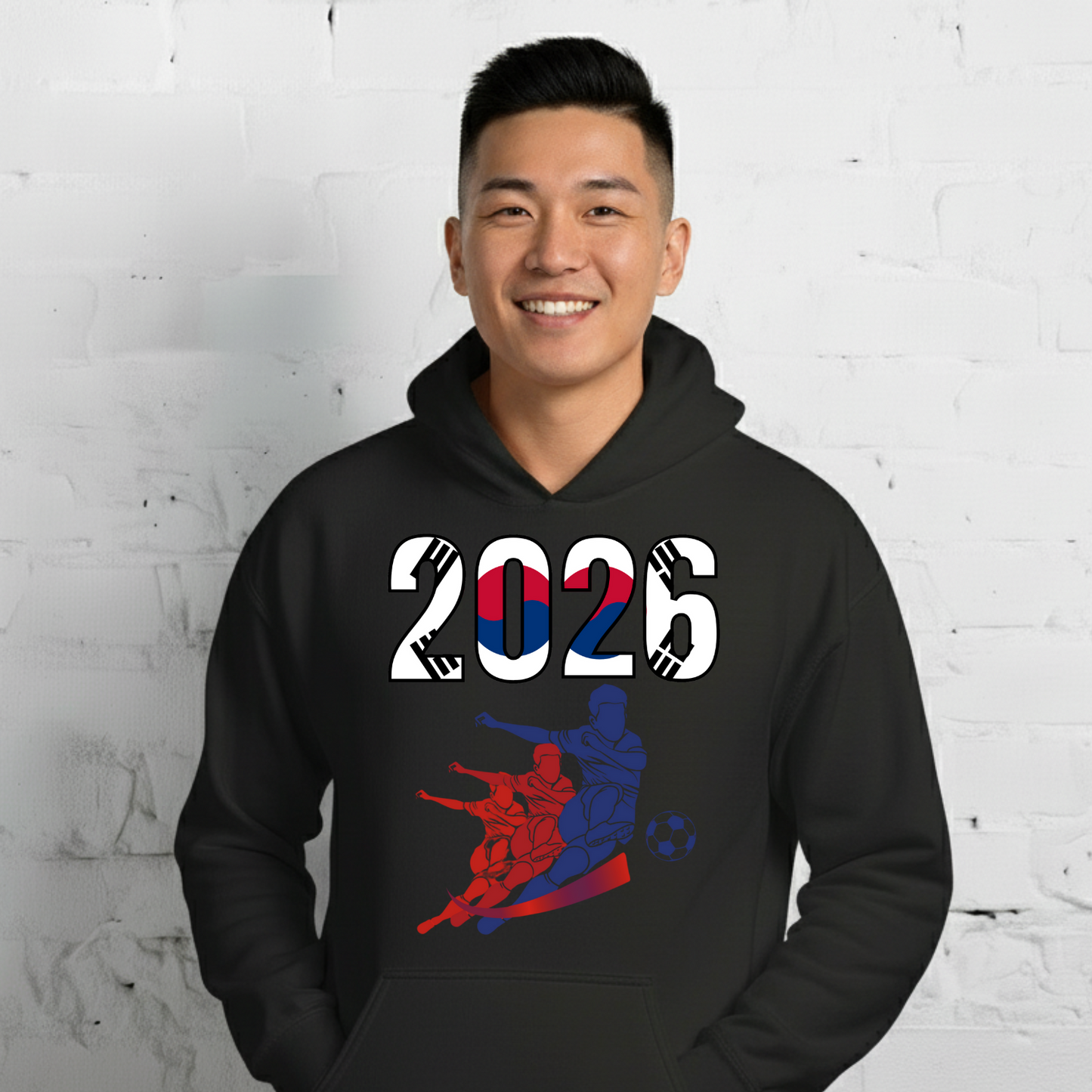 South Korea World Cup 2026 Fitted Hoodie | Rising_Jist