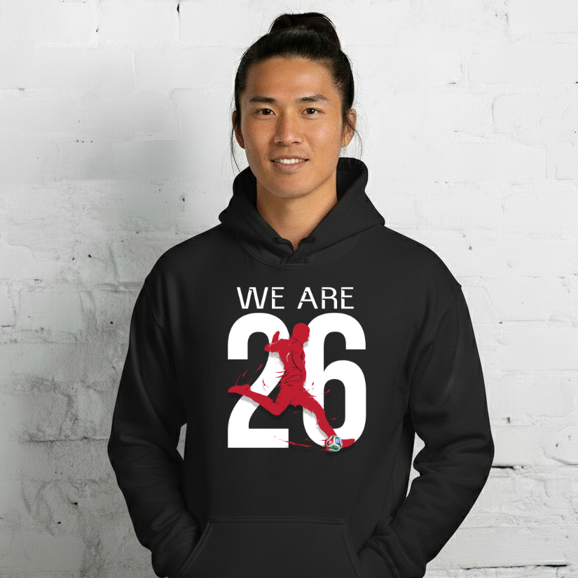 Japan World Cup 2026 Fitted Hoodie | We_Are_26