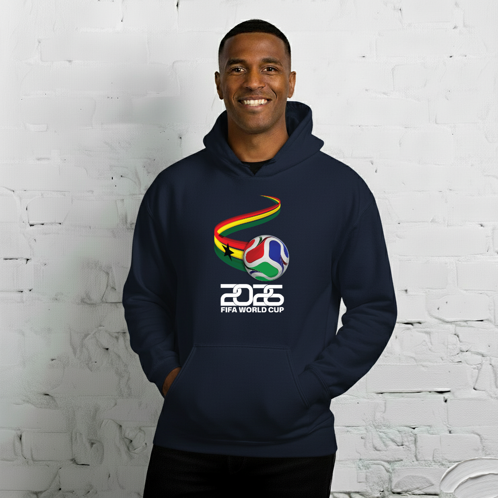 Ghana World Cup 2026 Fitted Hoodie | Trionda