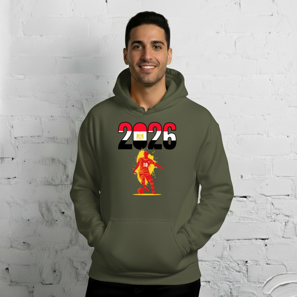 Egypt World Cup 2026 Fitted Hoodie | Slick_Move_RD
