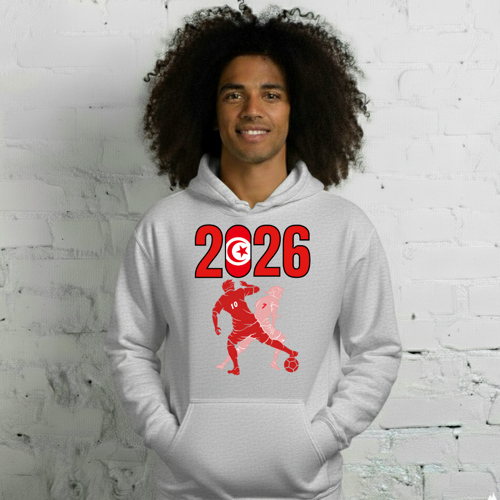 Tunisia World Cup 2026 Fitted Hoodie | Smart_Tackle