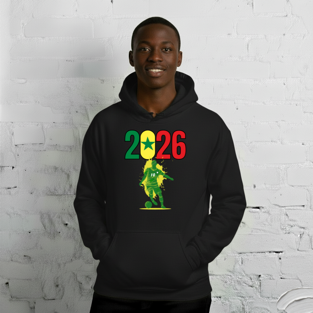 Senegal World Cup 2026 Fitted Hoodie | Slick_Move_GR