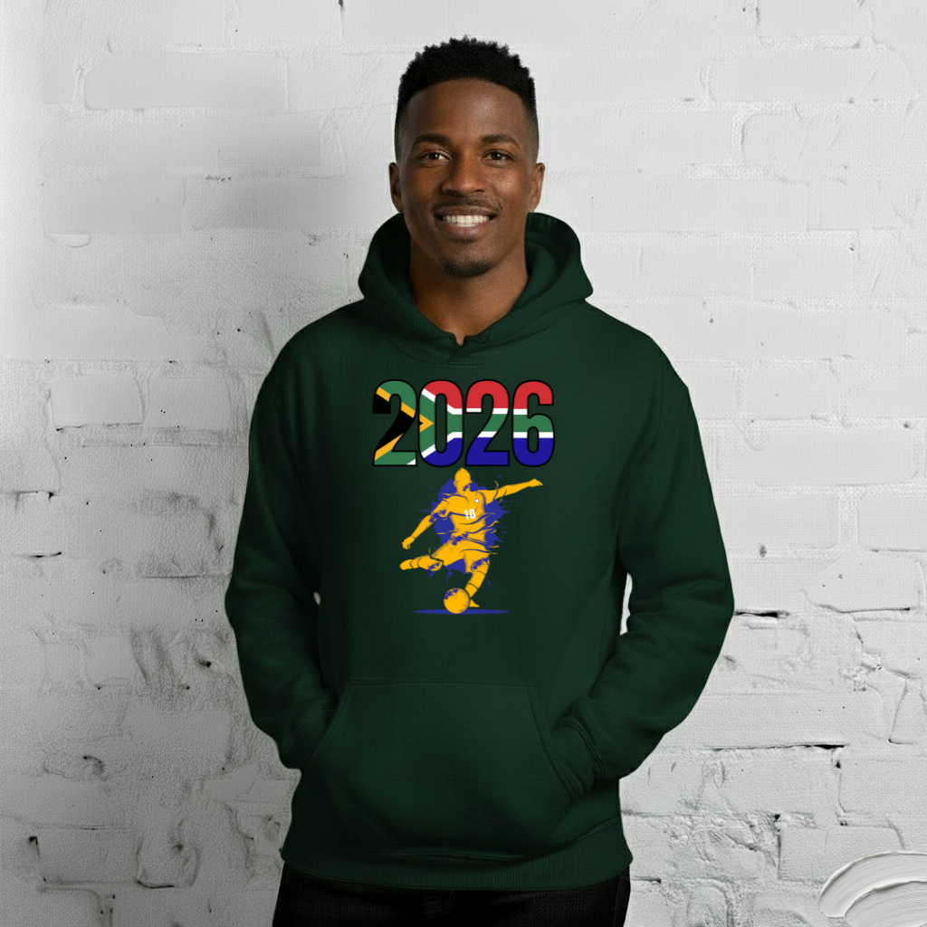 South Africa World Cup 2026 Fitted Hoodie | Let's_Play