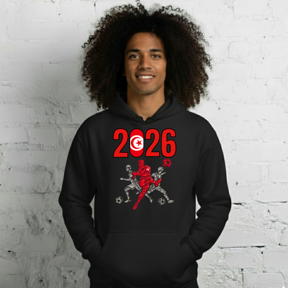 Tunisia World Cup 2026 Fitted Hoodie | Sprints_Trio