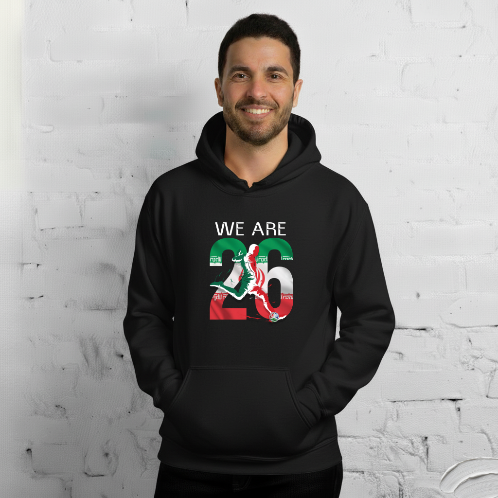Iran World Cup 2026 Fitted Hoodie | We_Are_26