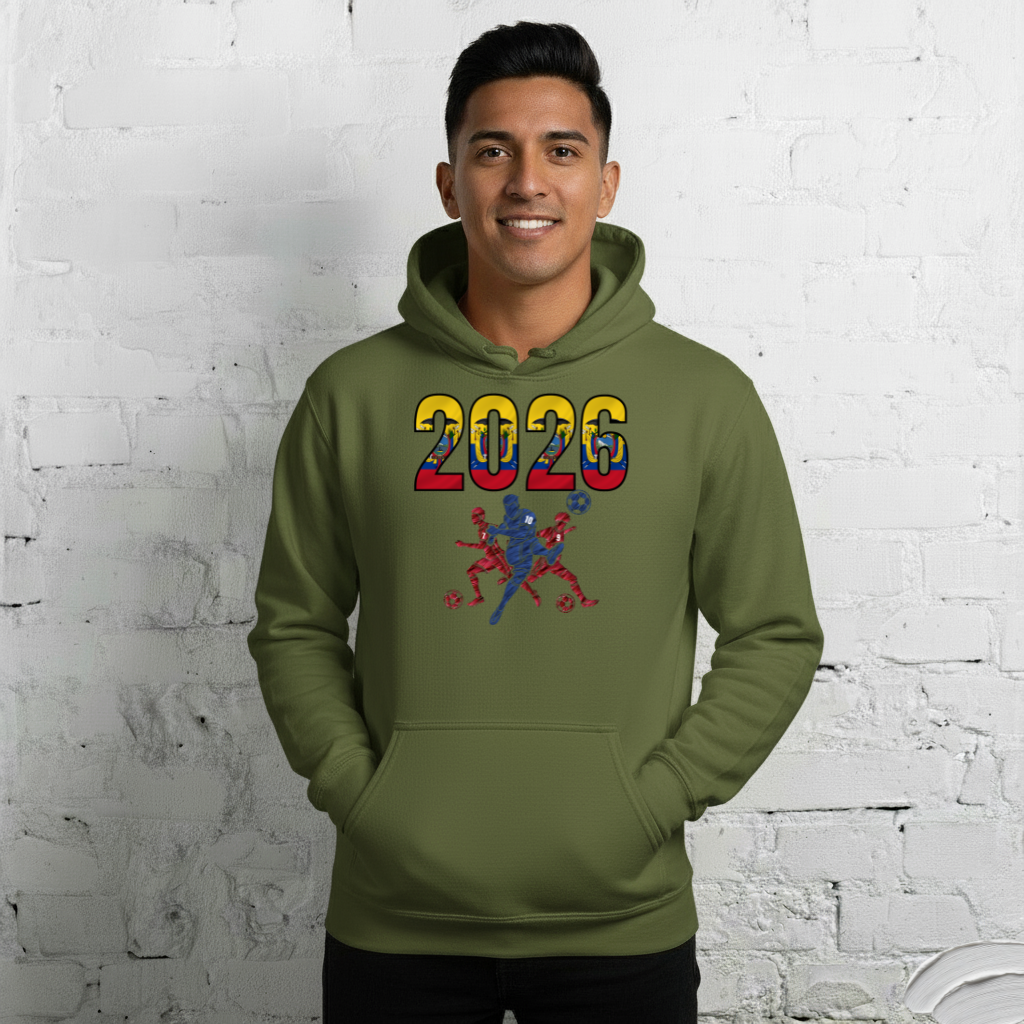 Ecuador World Cup 2026 Fitted Hoodie | Sprints_Trio
