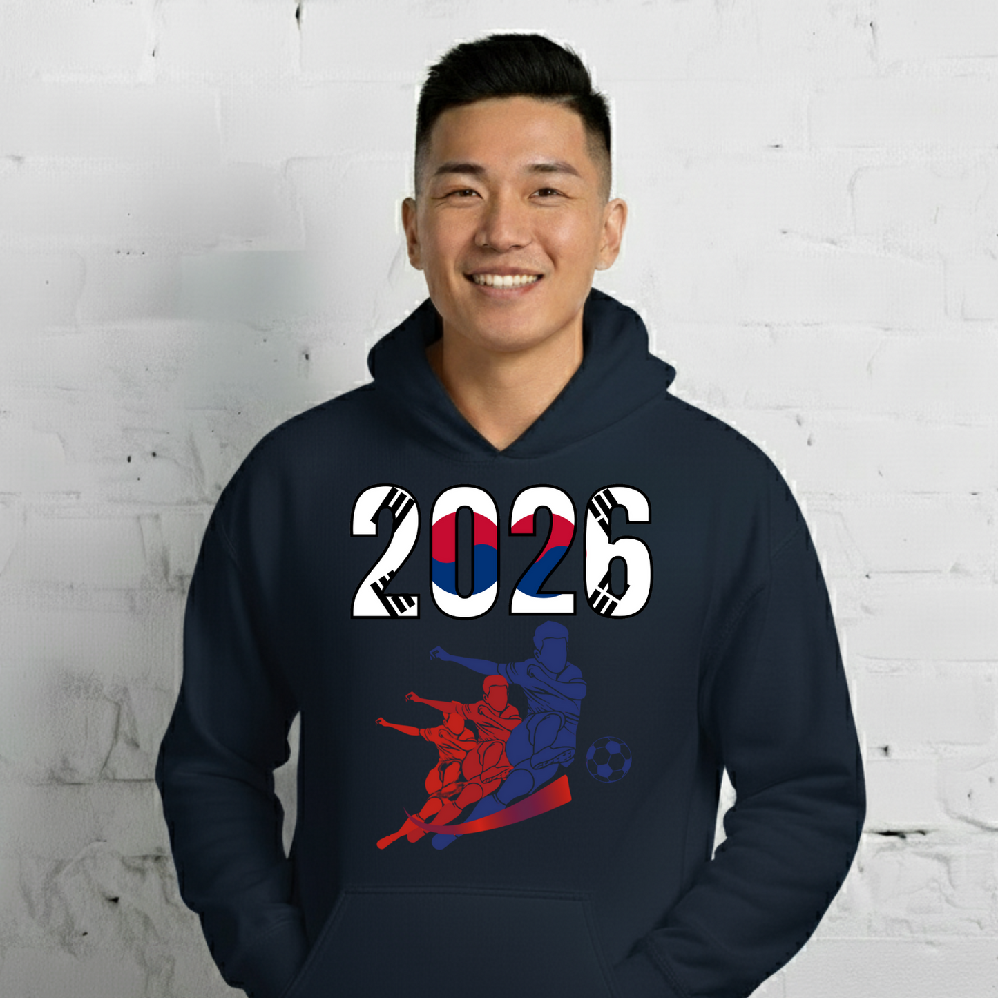 South Korea World Cup 2026 Fitted Hoodie | Rising_Jist
