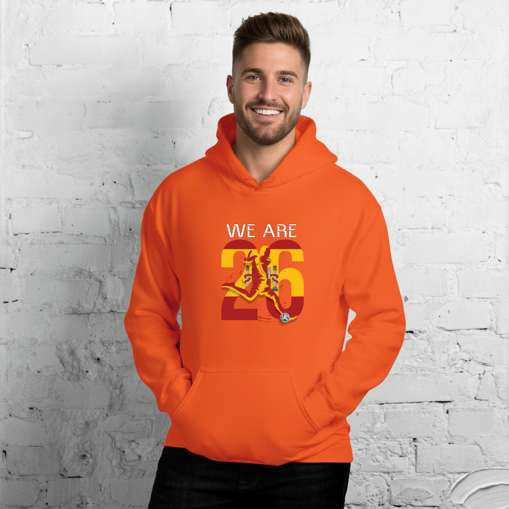 Spain World Cup 2026 Fitted Hoodie | We_Are_26