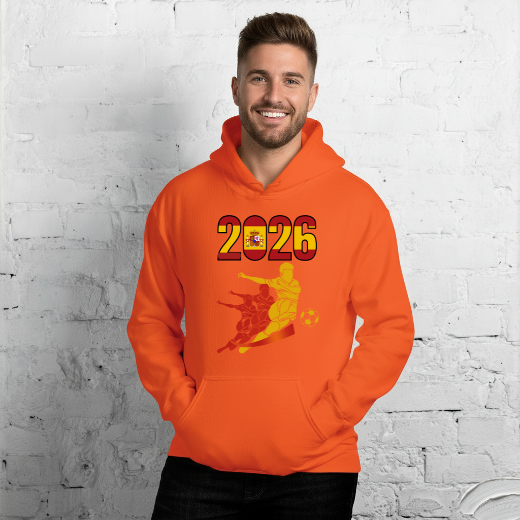 Spain World Cup 2026 Fitted Hoodie | Rising_Jist_YL