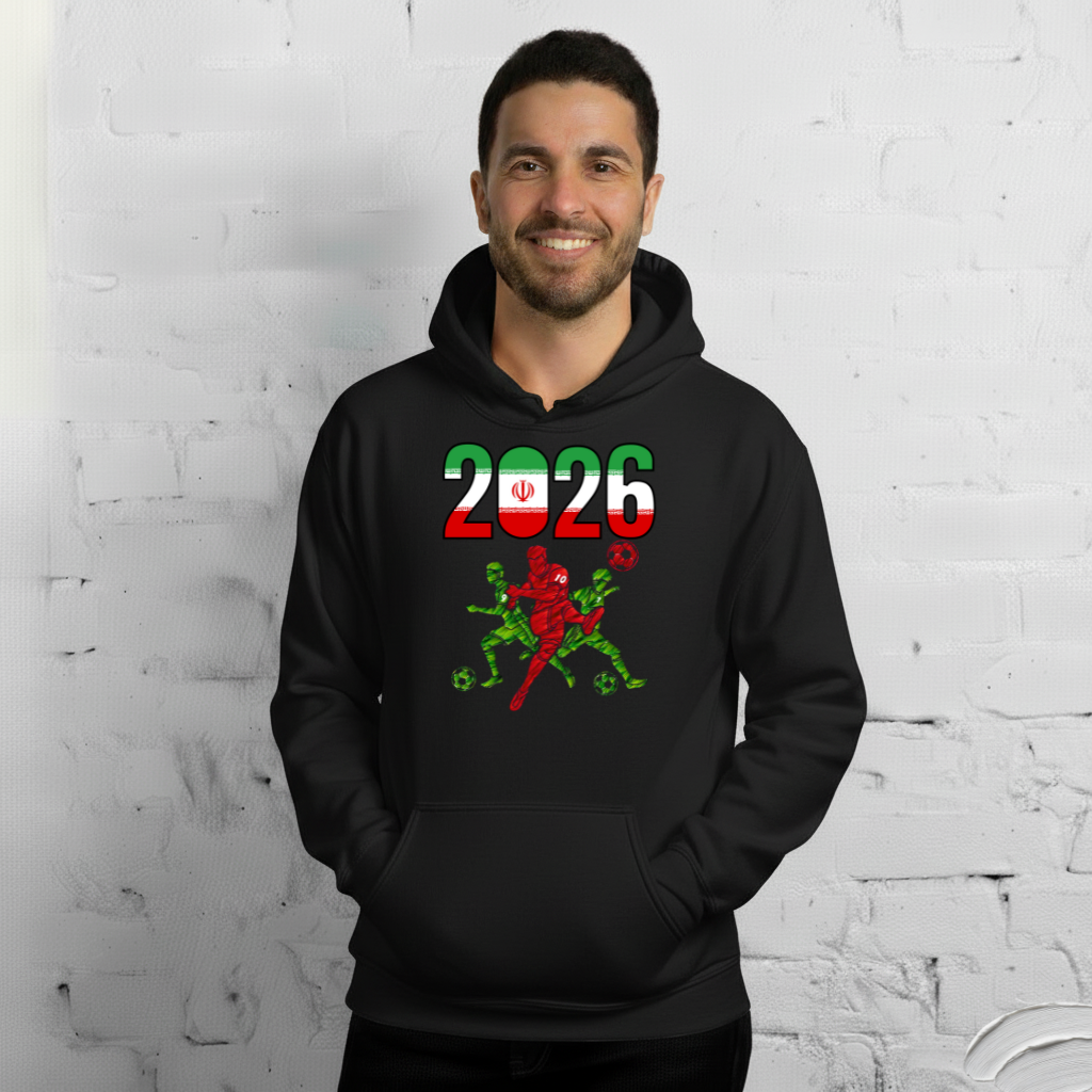Iran World Cup 2026 Fitted Hoodie | Sprints_Trio
