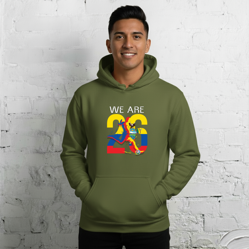 Ecuador World Cup 2026 Fitted Hoodie | We_Are_26