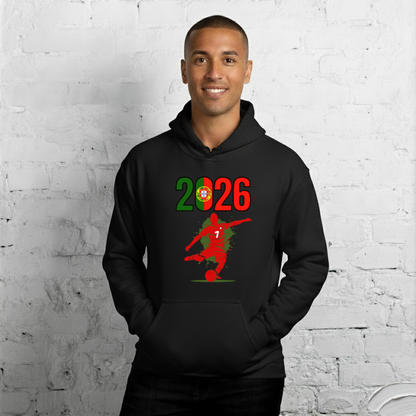 Portugal World Cup 2026 Fitted Hoodie | Let's Play_RD