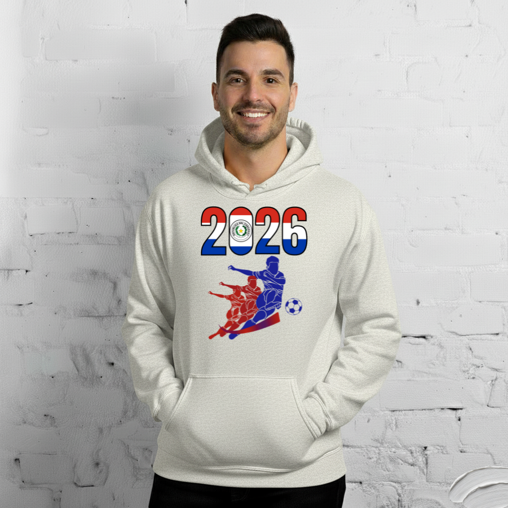 Paraguay World Cup 2026 Fitted Hoodie | Rising_Jist