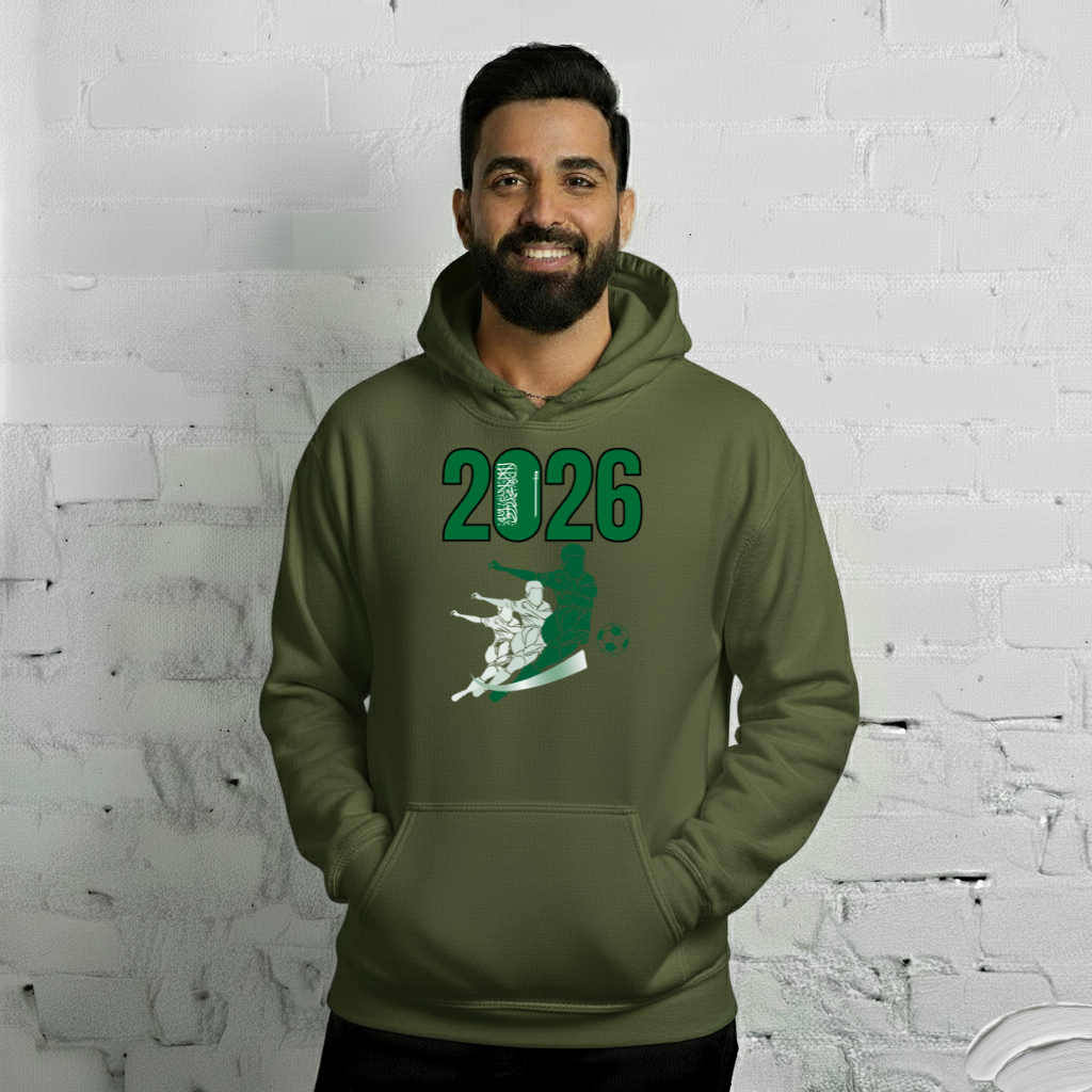 Saudi Arabia World Cup 2026 Fitted Hoodie | Rising_Jist