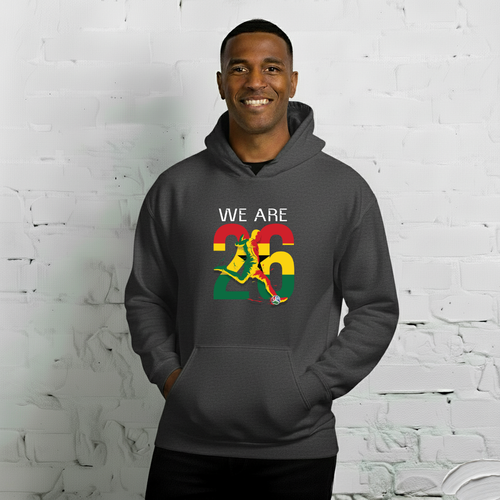 Ghana World Cup 2026 Fitted Hoodie | We_Are_26