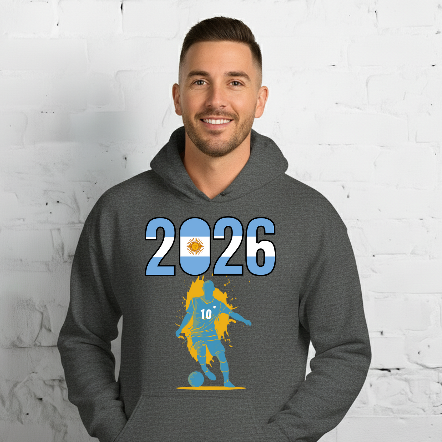 Argentina World Cup 2026 Fitted Hoodie | Slick_Move_LB