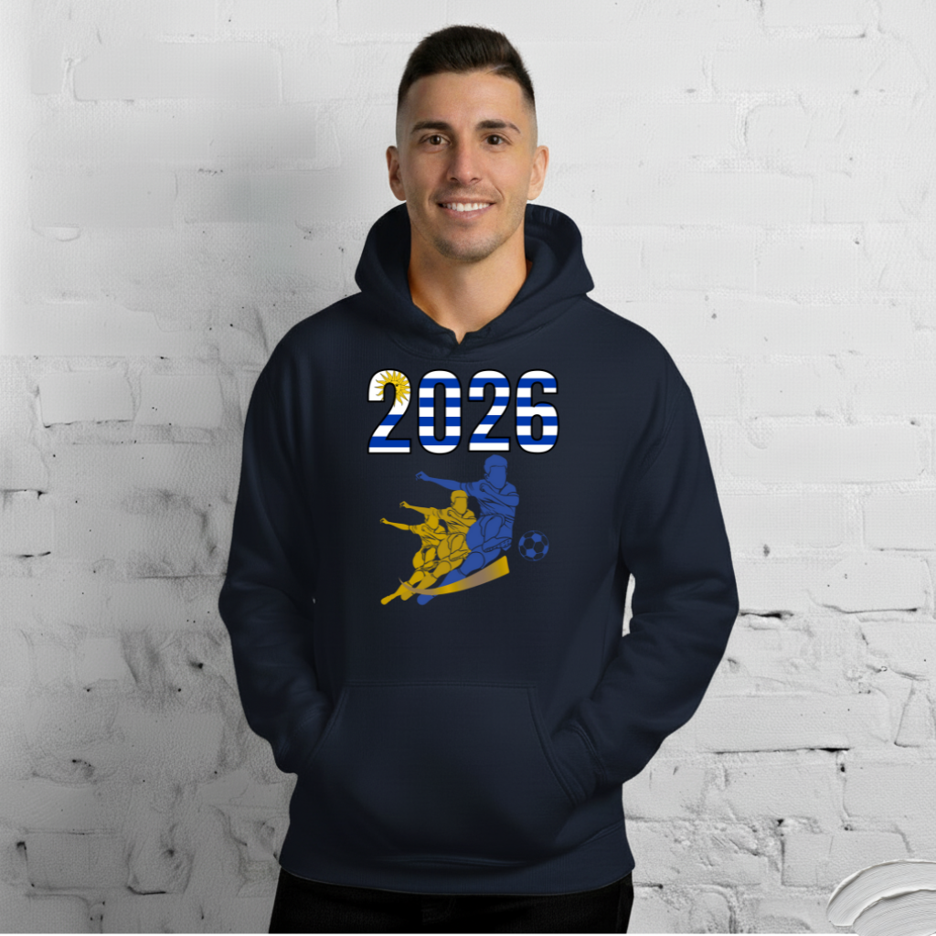 Uruguay World Cup 2026 Fitted Hoodie | Rising_Jist