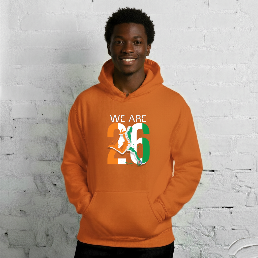 Côte d_Ivoire World Cup 2026 Fitted Hoodie | We_Are_26