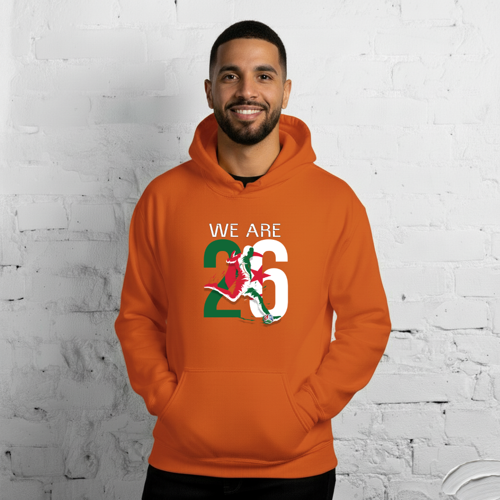 Algeria World Cup 2026 Fitted Hoodie | We_Are_26
