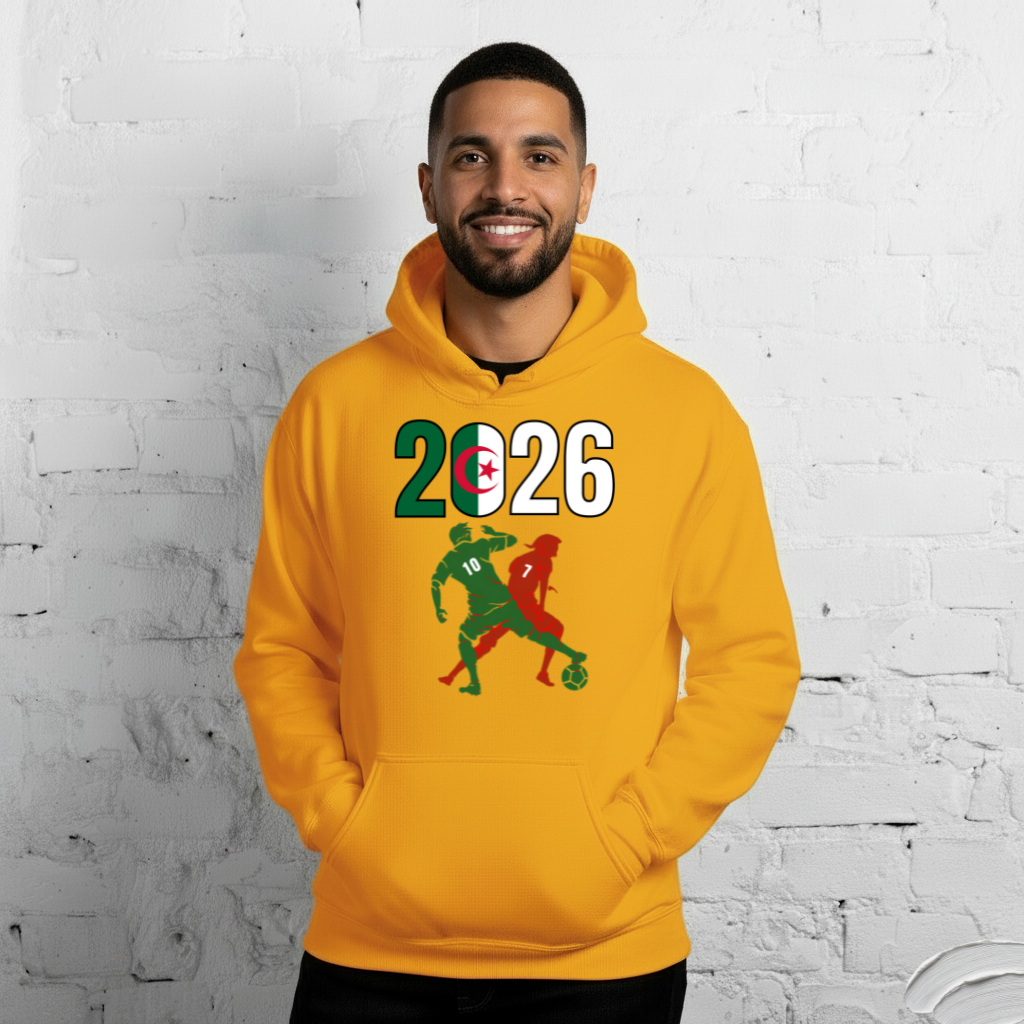 Algeria World Cup 2026 Fitted Hoodie | Smart_Tackle