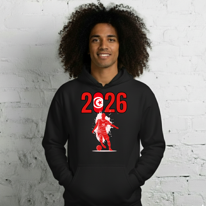 Tunisia World Cup 2026 Fitted Hoodie | Slick_Move_RD
