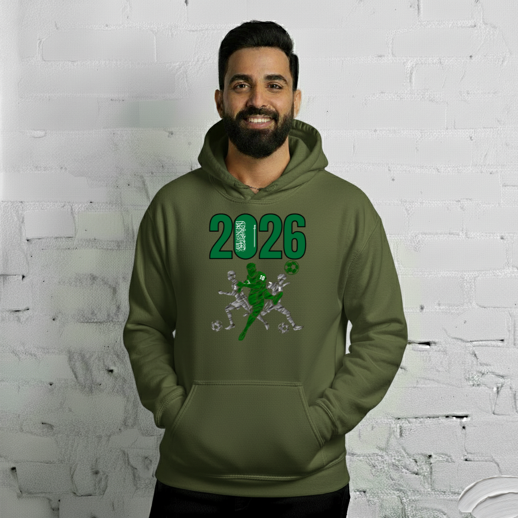 Saudi Arabia World Cup 2026 Fitted Hoodie | Sprints_Trio
