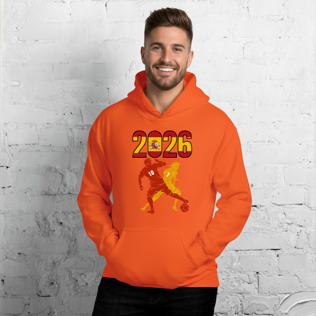 Spain World Cup 2026 Fitted Hoodie | Smart_Tackle