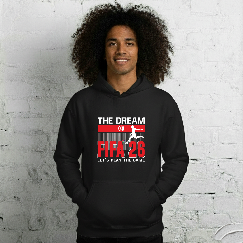 Tunisia World Cup 2026 Fitted Hoodie | The_Dream
