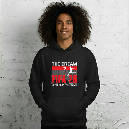 Tunisia World Cup 2026 Fitted Hoodie | The_Dream