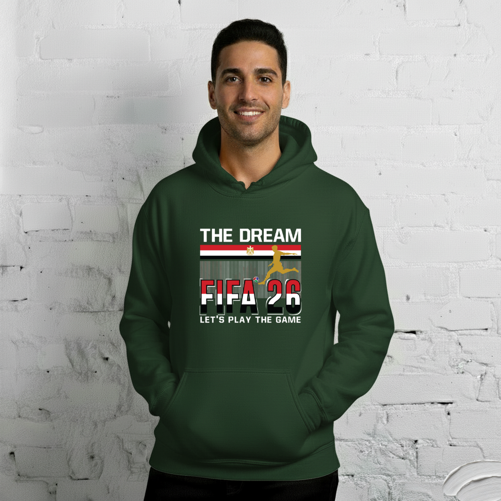 Egypt World Cup 2026 Fitted Hoodie | The_Dream