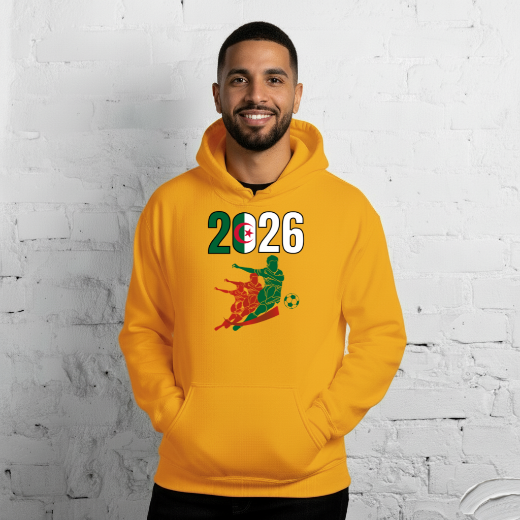 Algeria World Cup 2026 Fitted Hoodie | Rising_Jist