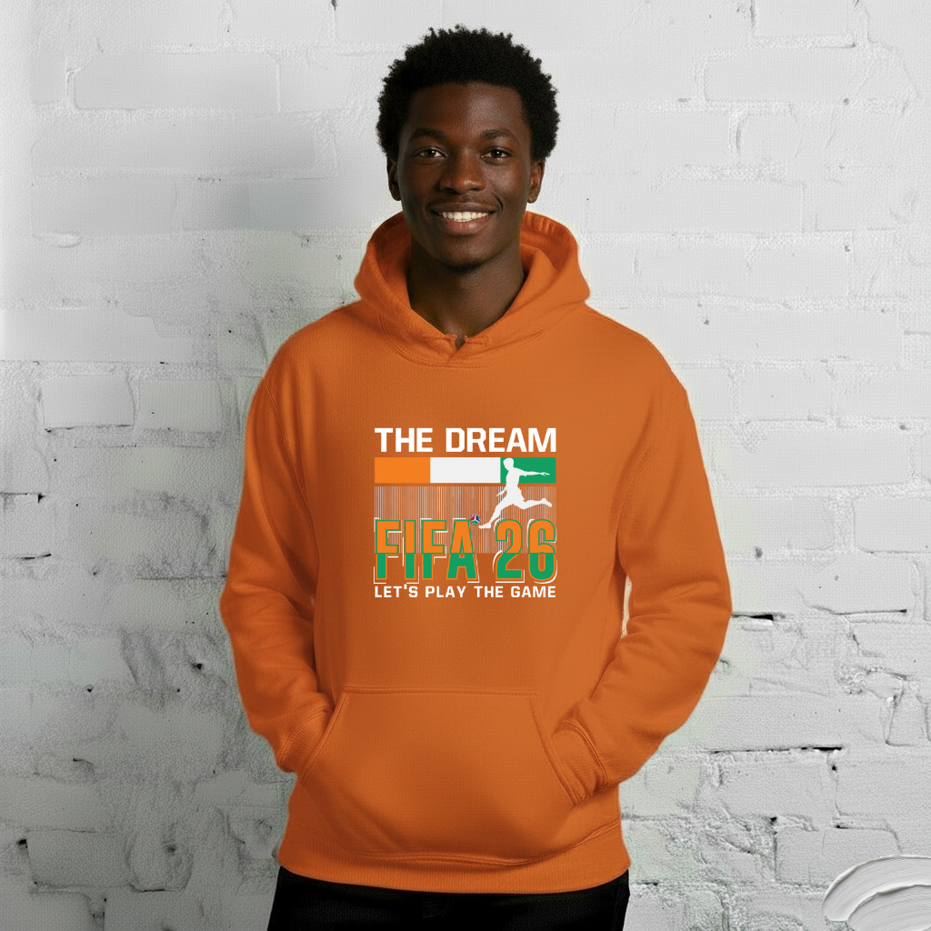 Côte d_Ivoire World Cup 2026 Fitted Hoodie | The_Dream