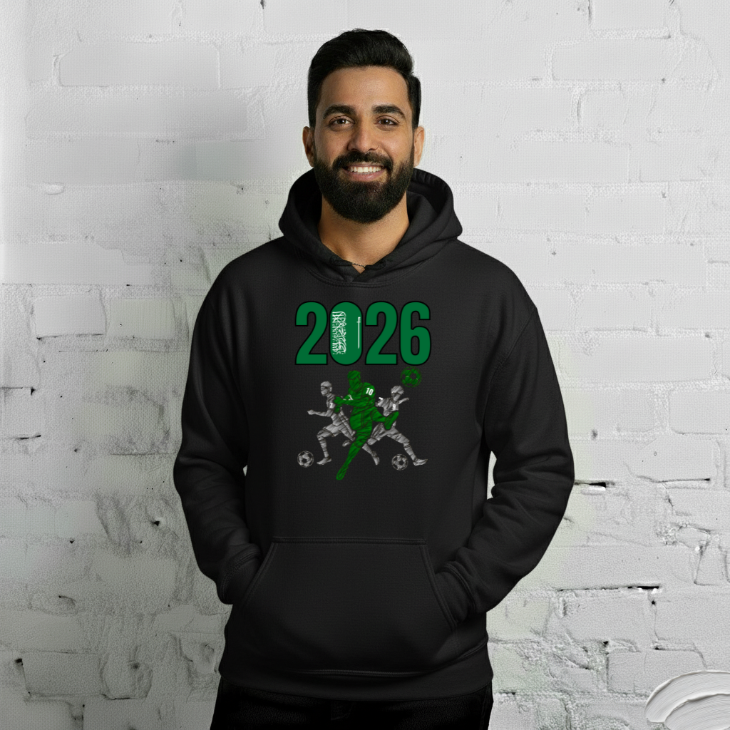 Saudi Arabia World Cup 2026 Fitted Hoodie | Sprints_Trio