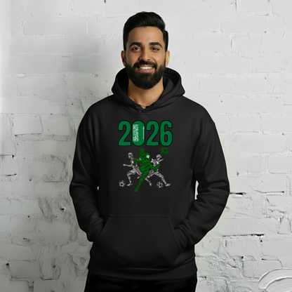 Saudi Arabia World Cup 2026 Fitted Hoodie | Sprints_Trio