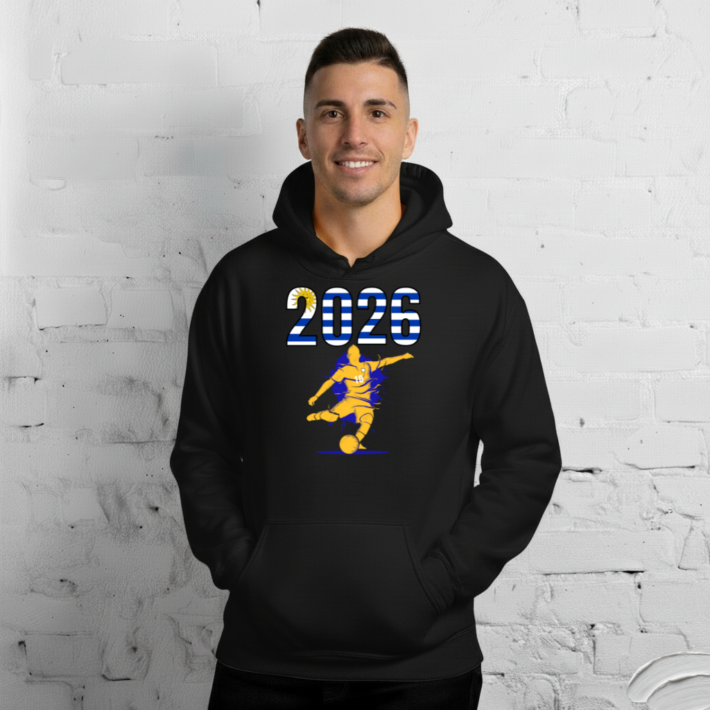 Uruguay World Cup 2026 Fitted Hoodie | Let's_Play