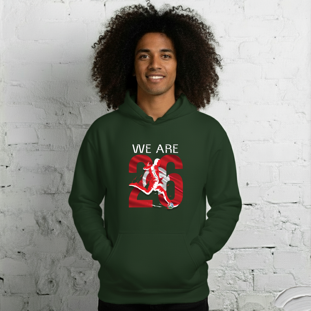 Tunisia World Cup 2026 Fitted Hoodie | We_Are_26