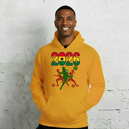 Ghana World Cup 2026 Fitted Hoodie | Sprints_Trio