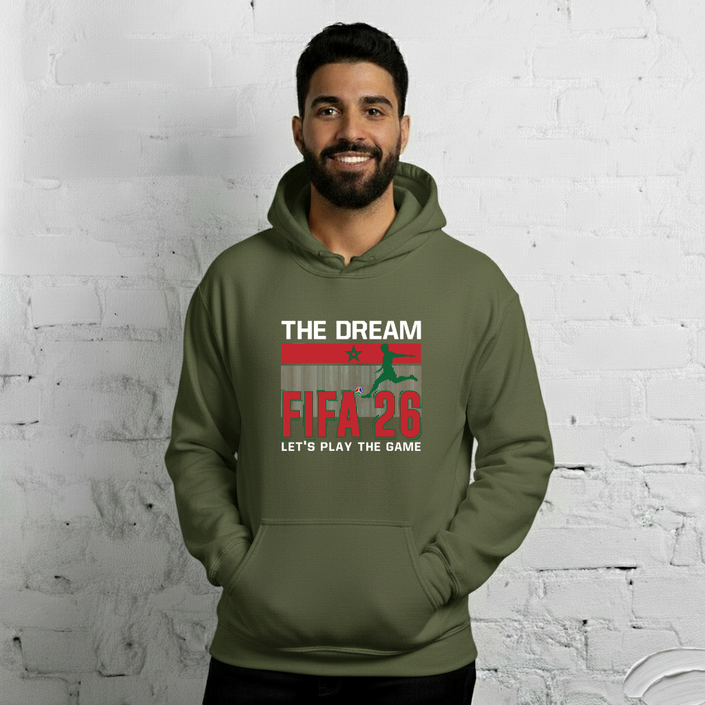 Morocco World Cup 2026 Fitted Hoodie | The_Dream